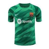 Pánský Fotbalový dres Barcelona Brankářské 2023-24 Domácí Krátký Rukáv